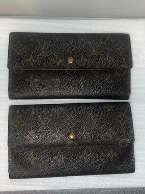 Authentic BUNDLE: (2) Vintage Louis Vuitton wallets